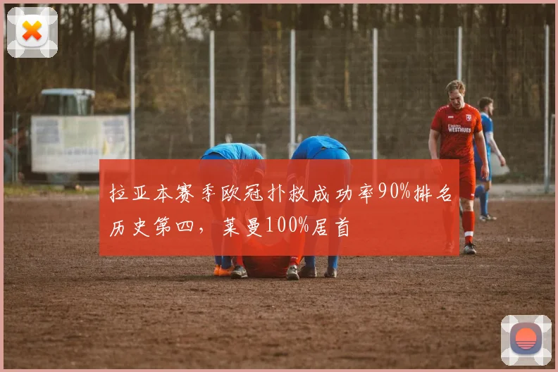 拉亚本赛季欧冠扑救成功率90%排名历史第四，莱曼100%居首