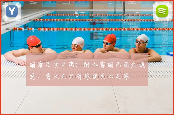 前意足协主席：附加赛前已萌生退意，意大利只有球迷关心足球